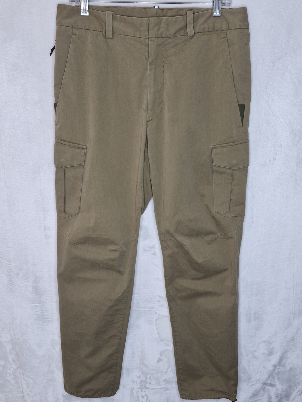 rag & bone Men's Olive Green Tan Cotton Stretch Slim Cargo Pants Size 31W